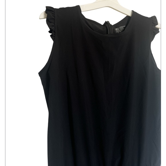 Albion Fit Ruffle Sleeve Black Romper - Picture 6 of 11